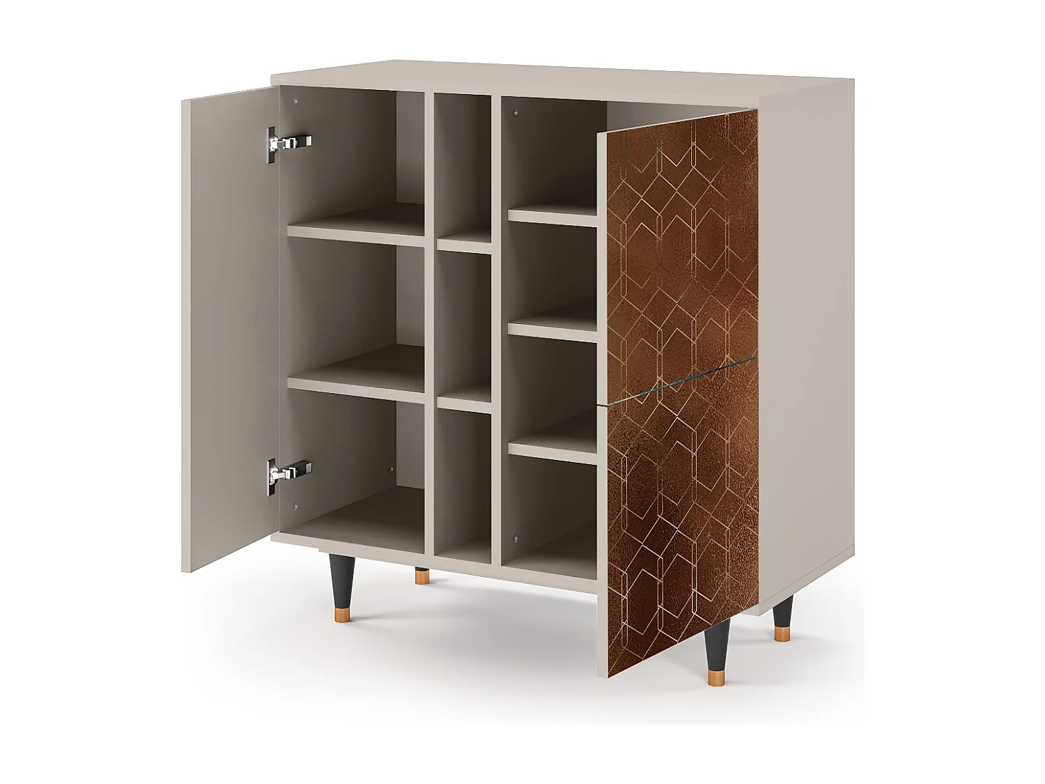 Aparador - 94х96х41 cm - BS5 - Chocolate Bar, Arena