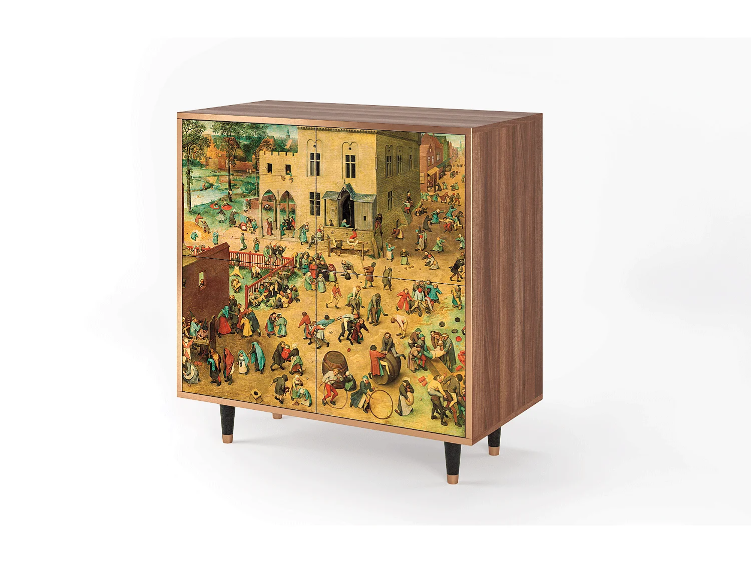 Kredens - 94x96x48 cm - BS3 - Children Games, Orzech