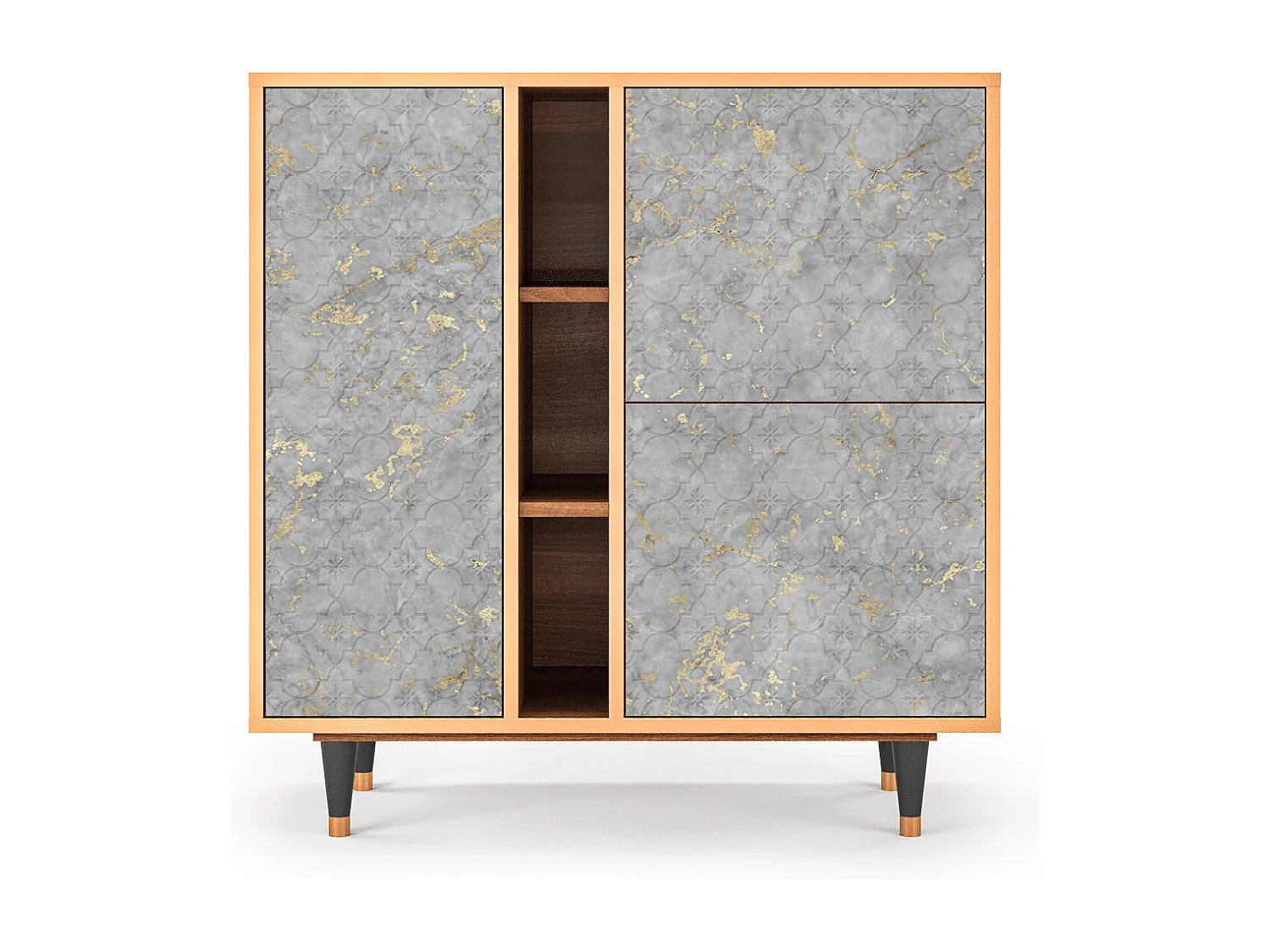 Dressoir - 94х96х41 cm - BS5 - Mariana Trench, Walnoot