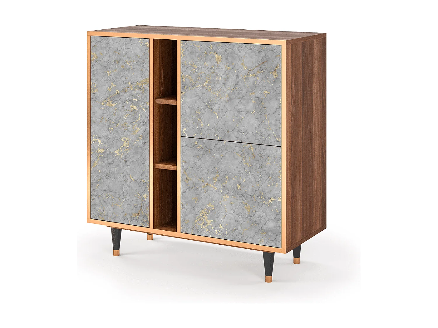 Dressoir - 94х96х41 cm - BS5 - Mariana Trench, Walnoot