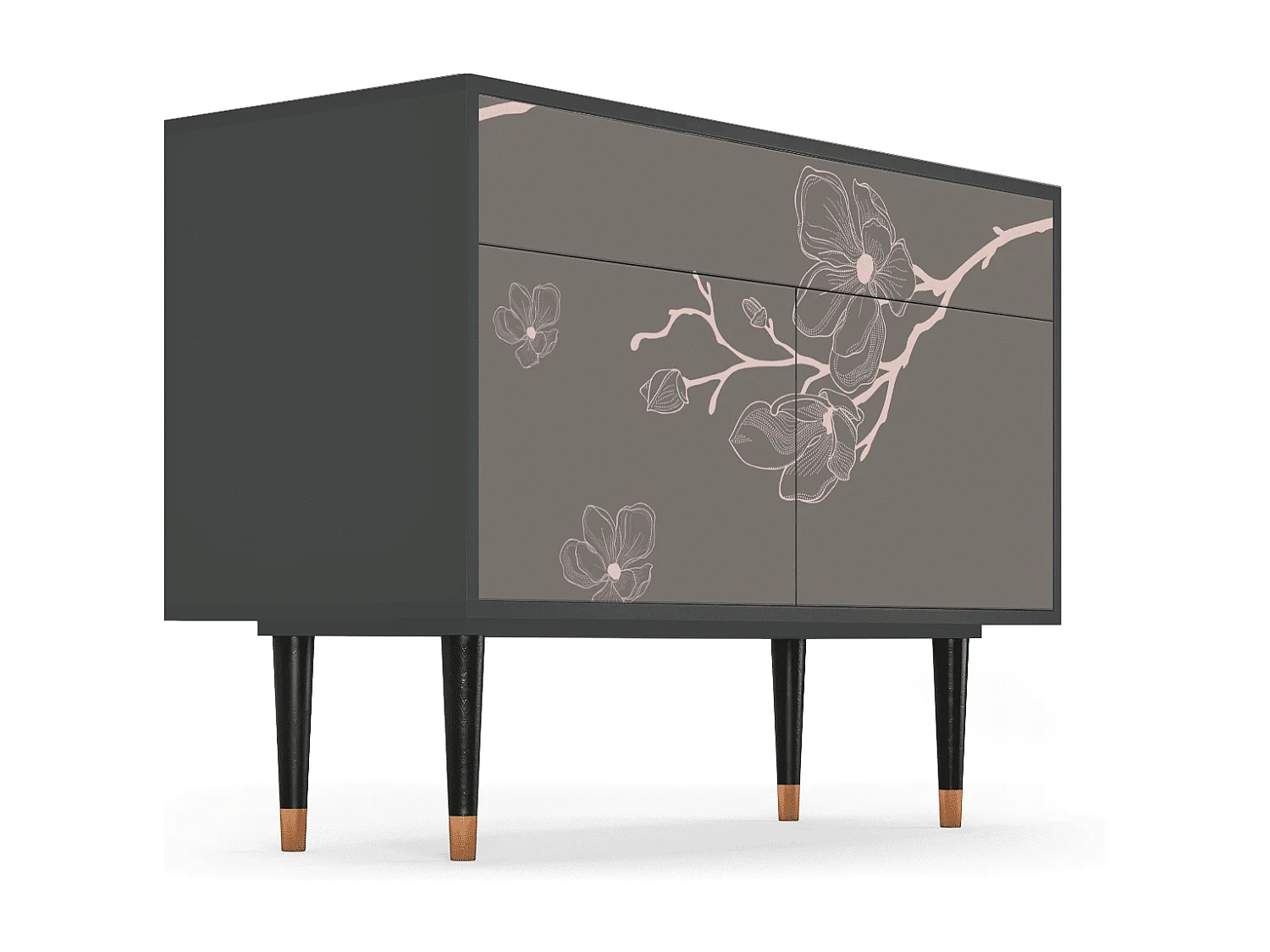 Buffet - 115x85x48 cm - BS4 - Cherry Blossom, Anthracite