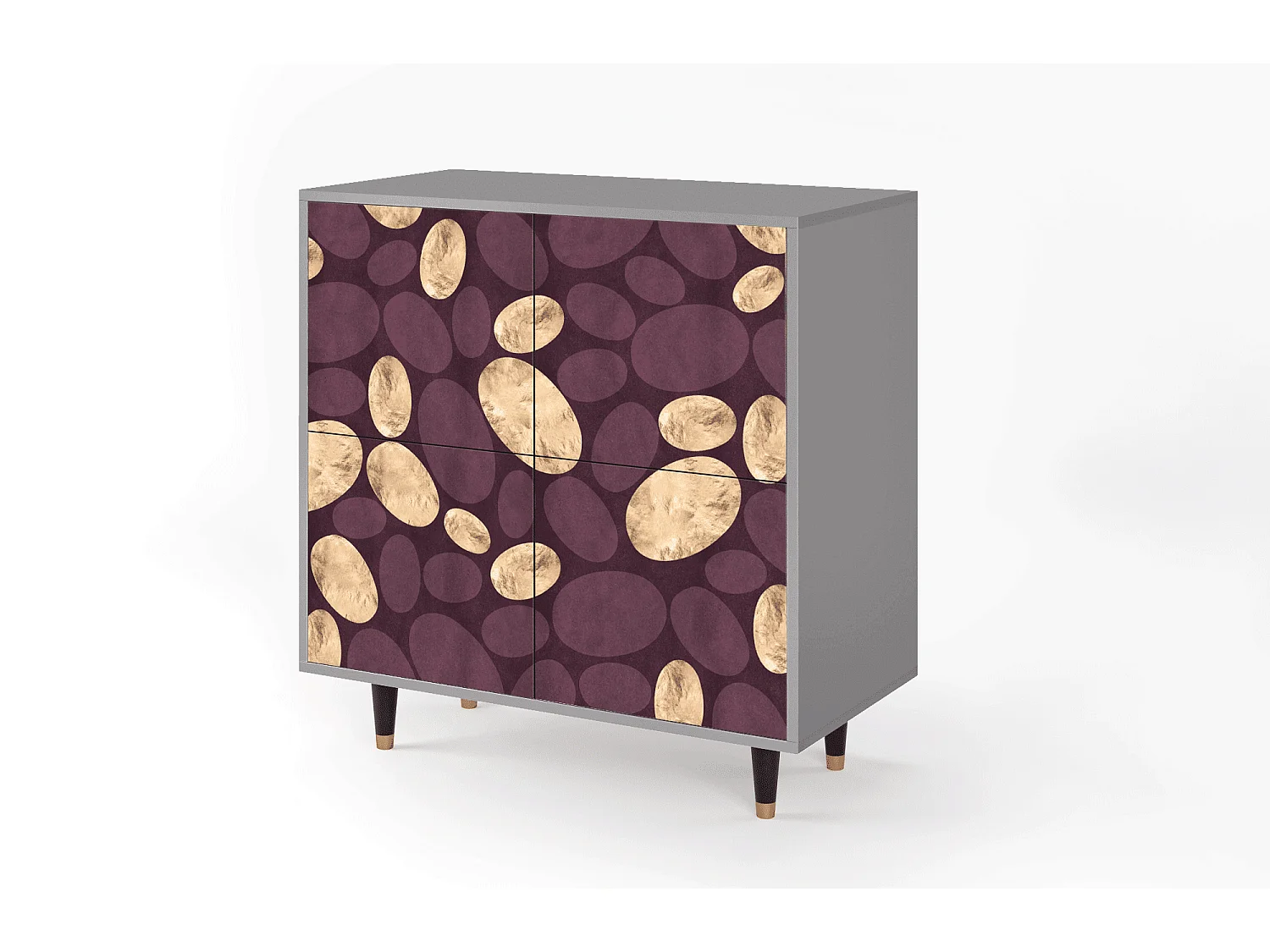 Buffet - 94x96x48 cm - BS3 - Fine Wine, Gris