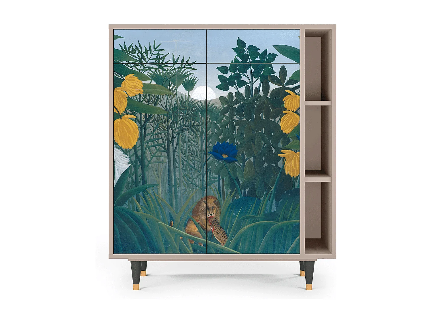 Sideboard - 96х110х41 cm - BS6 - The Repast of the Lion, Latte