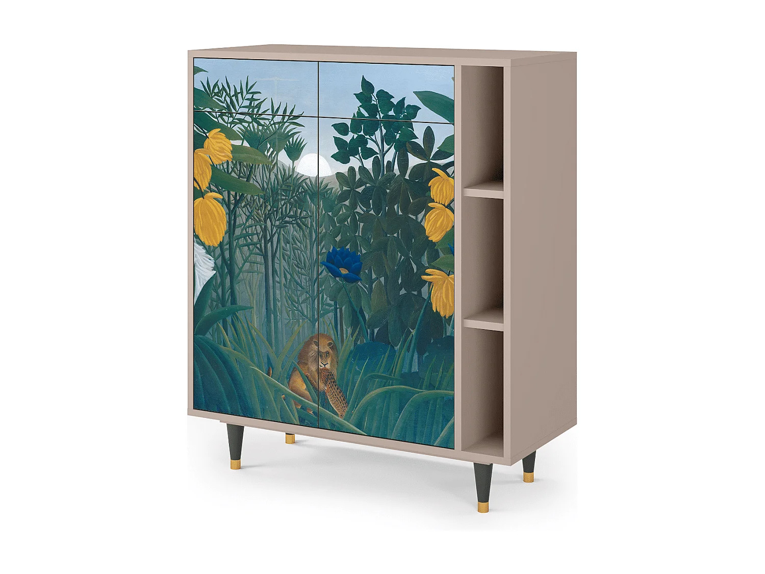 Sideboard - 96х110х41 cm - BS6 - The Repast of the Lion, Latte