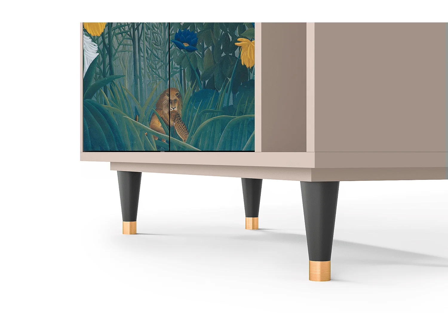 Sideboard - 96х110х41 cm - BS6 - The Repast of the Lion, Latte