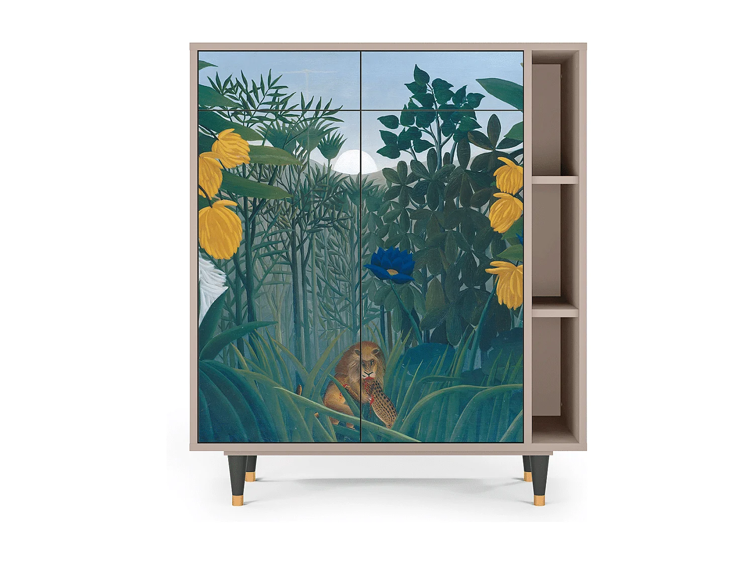 Kredens - 96х110х41 cm - BS6 - The Repast of the Lion, Latte