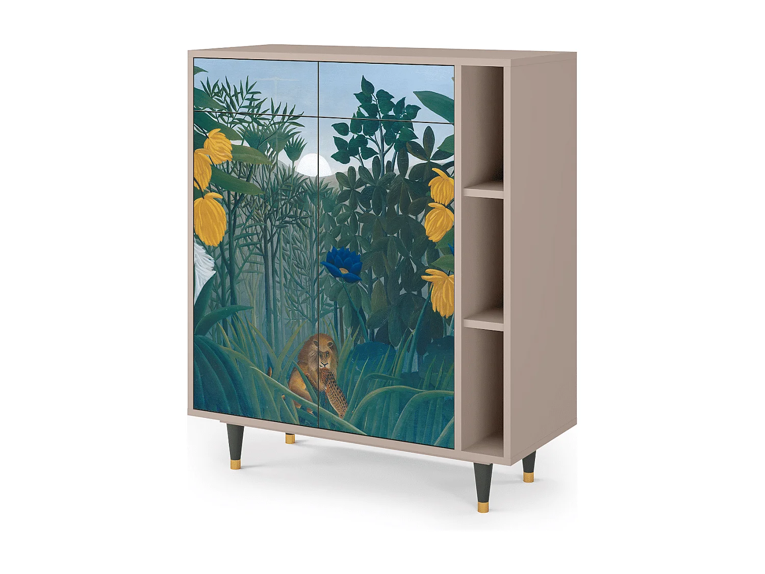 Kredens - 96х110х41 cm - BS6 - The Repast of the Lion, Latte