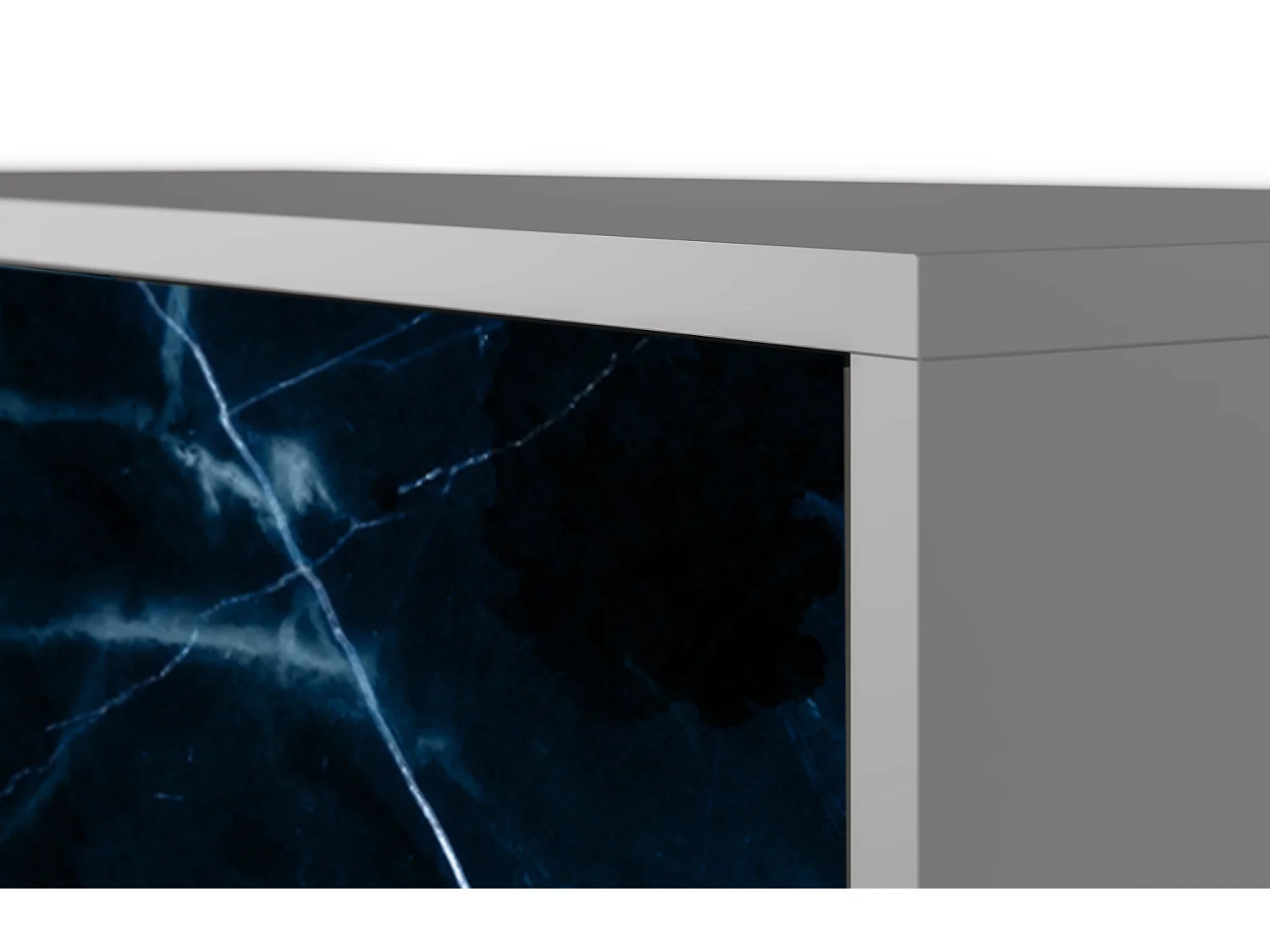 Kredens - 115х84х41 cm - S3 - Deep Ocean, Szary