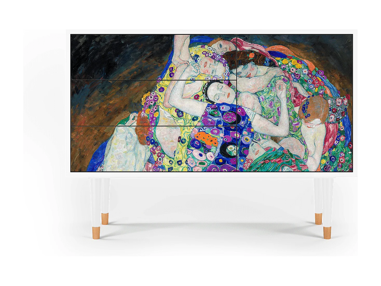 Dressoir - 115х84х41 cm - S3 - View of the Piazza, Wit