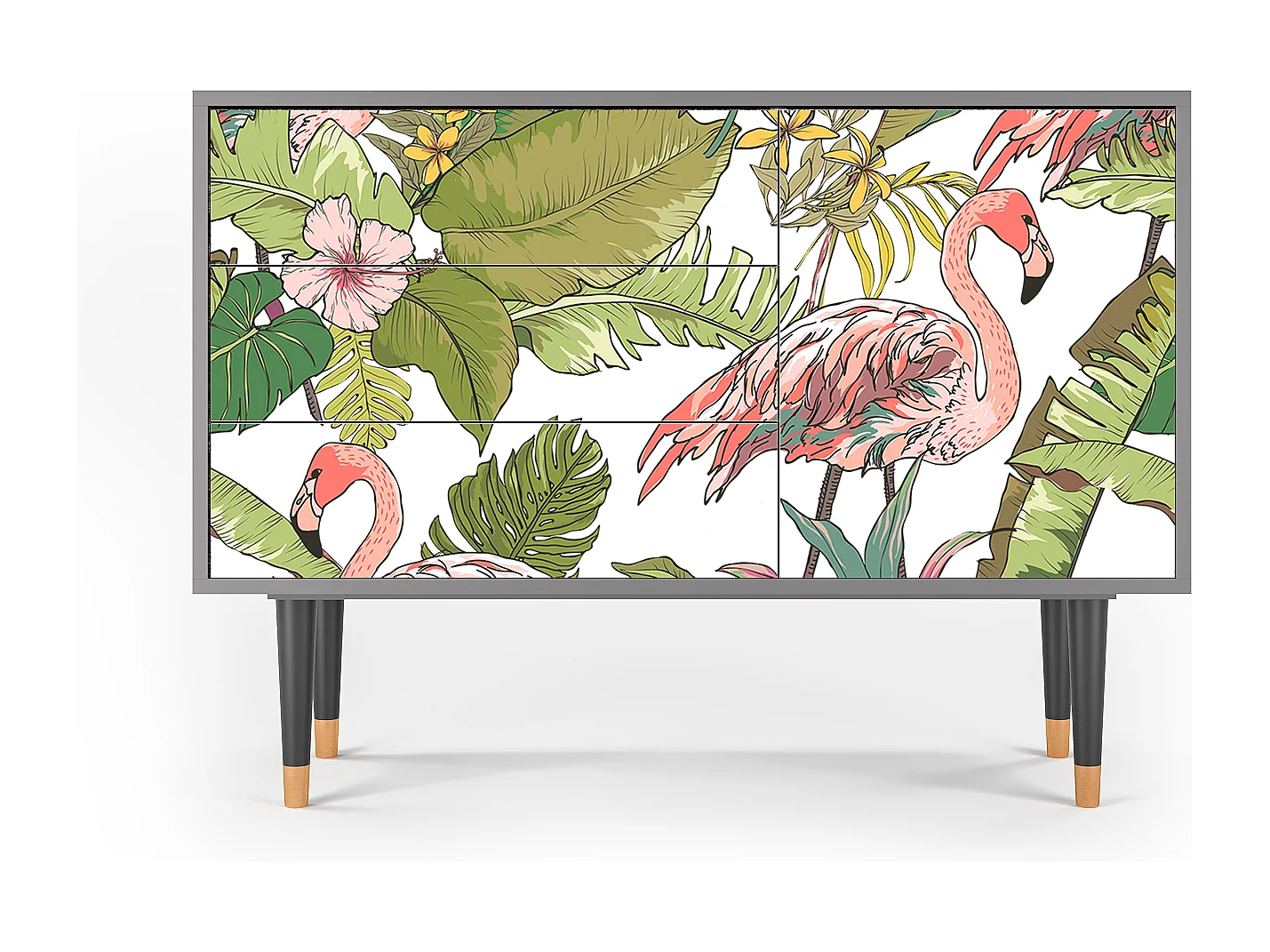 Buffet - 115х84х41 cm - S3 - Sweet Flamingo, Gris