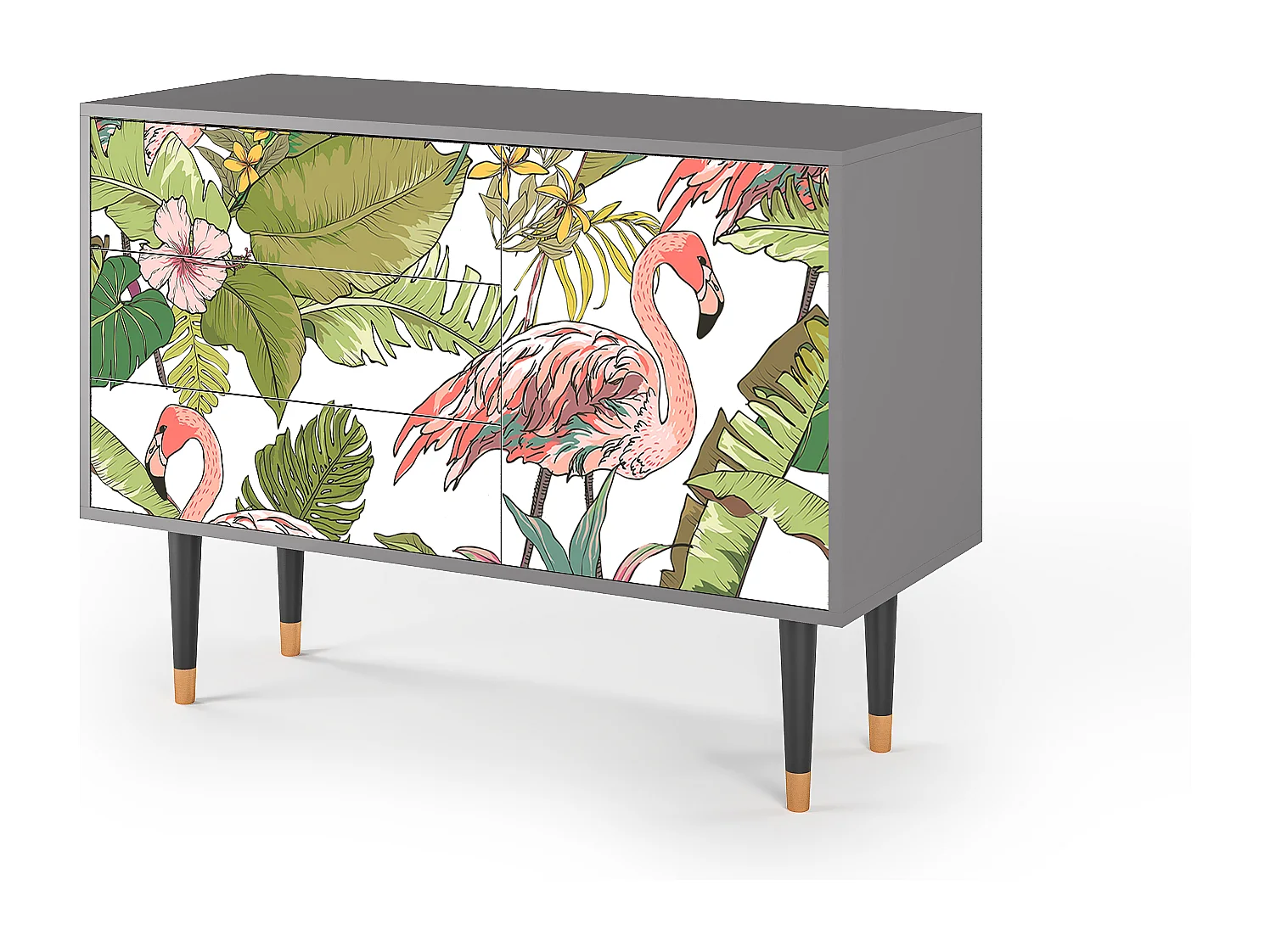 Buffet - 115х84х41 cm - S3 - Sweet Flamingo, Gris