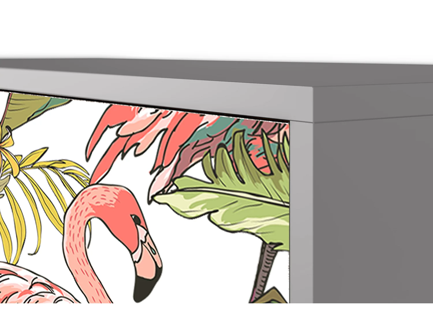 Buffet - 115х84х41 cm - S3 - Sweet Flamingo, Gris