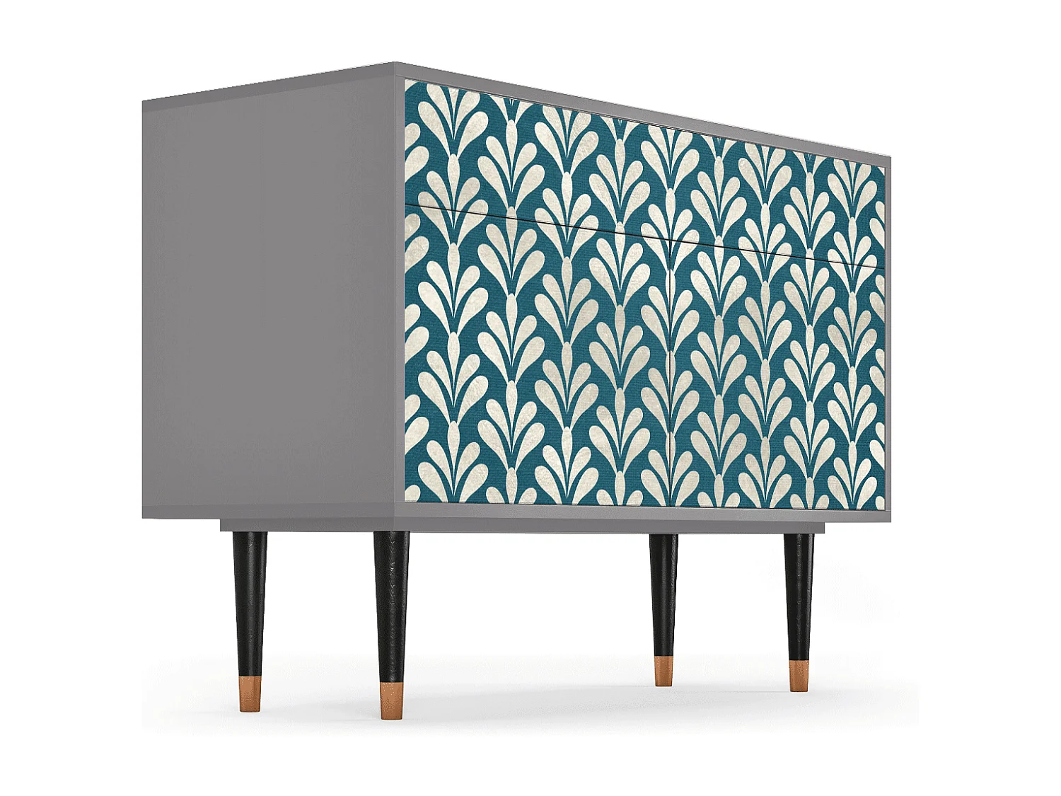 Sideboard - 115x85x48 cm - BS4 - Milky Tears, Grau