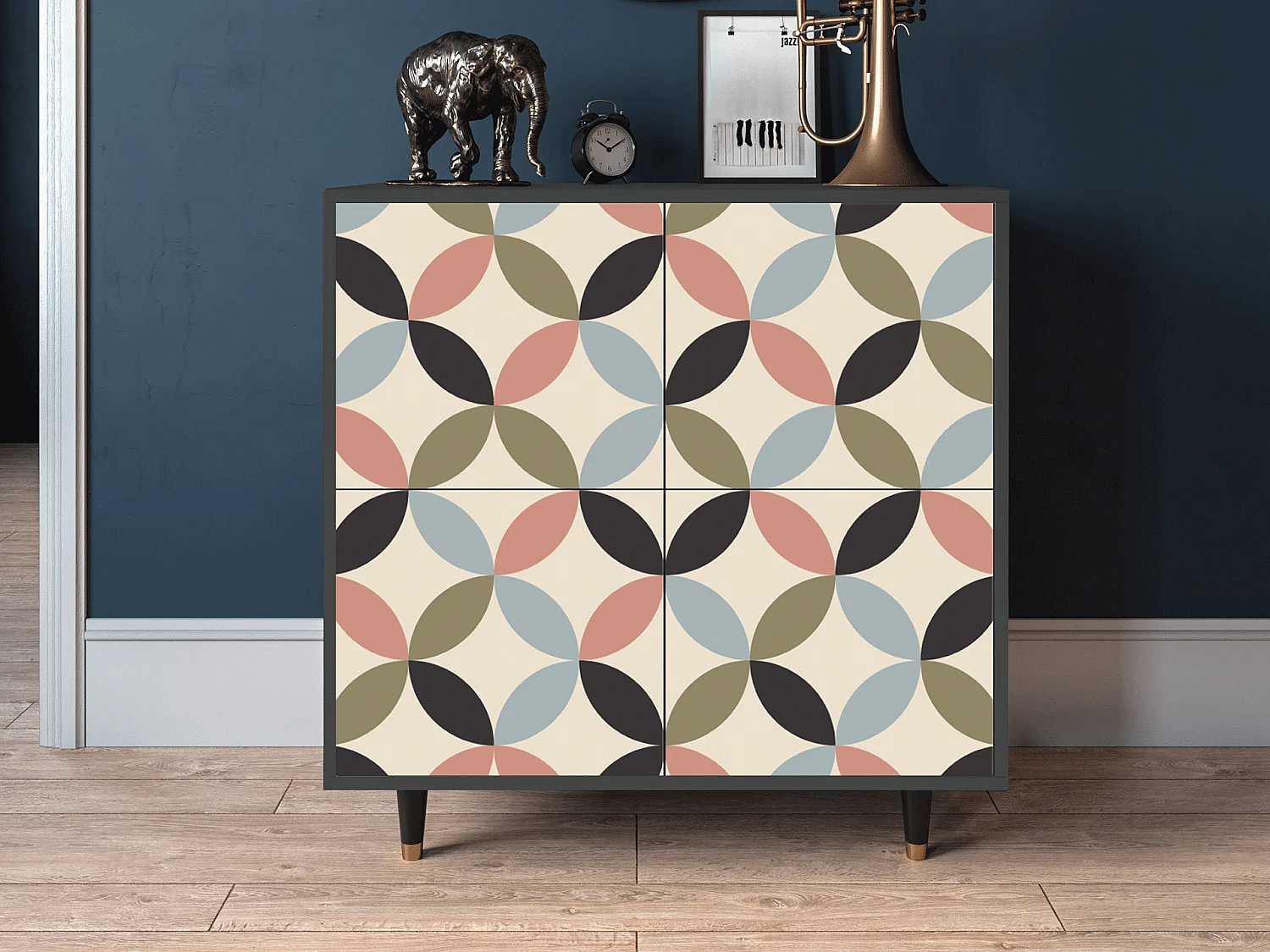 Buffet - 94x96x48 cm - BS3 - Butterfly Effect, Anthracite