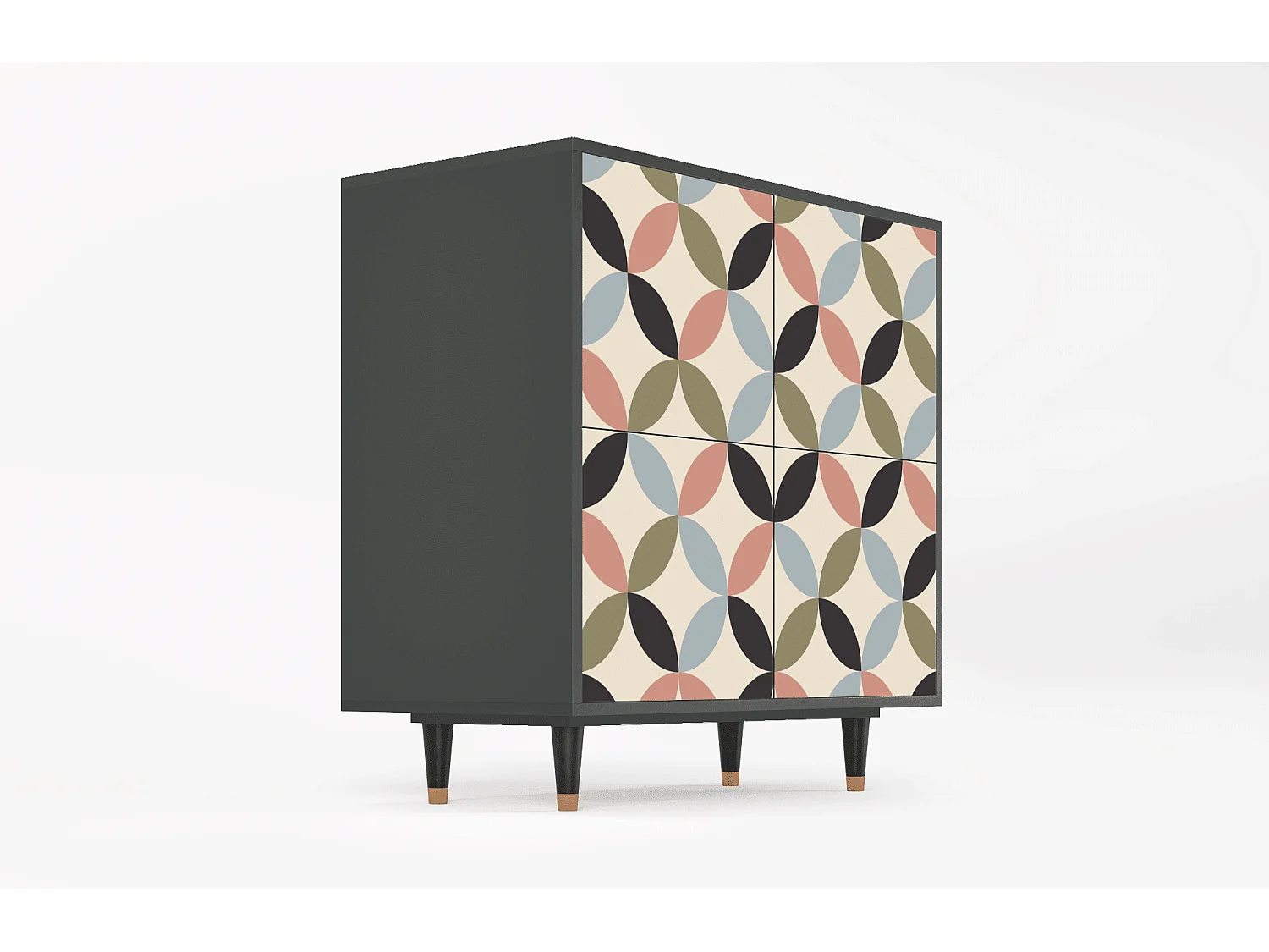 Buffet - 94x96x48 cm - BS3 - Butterfly Effect, Anthracite