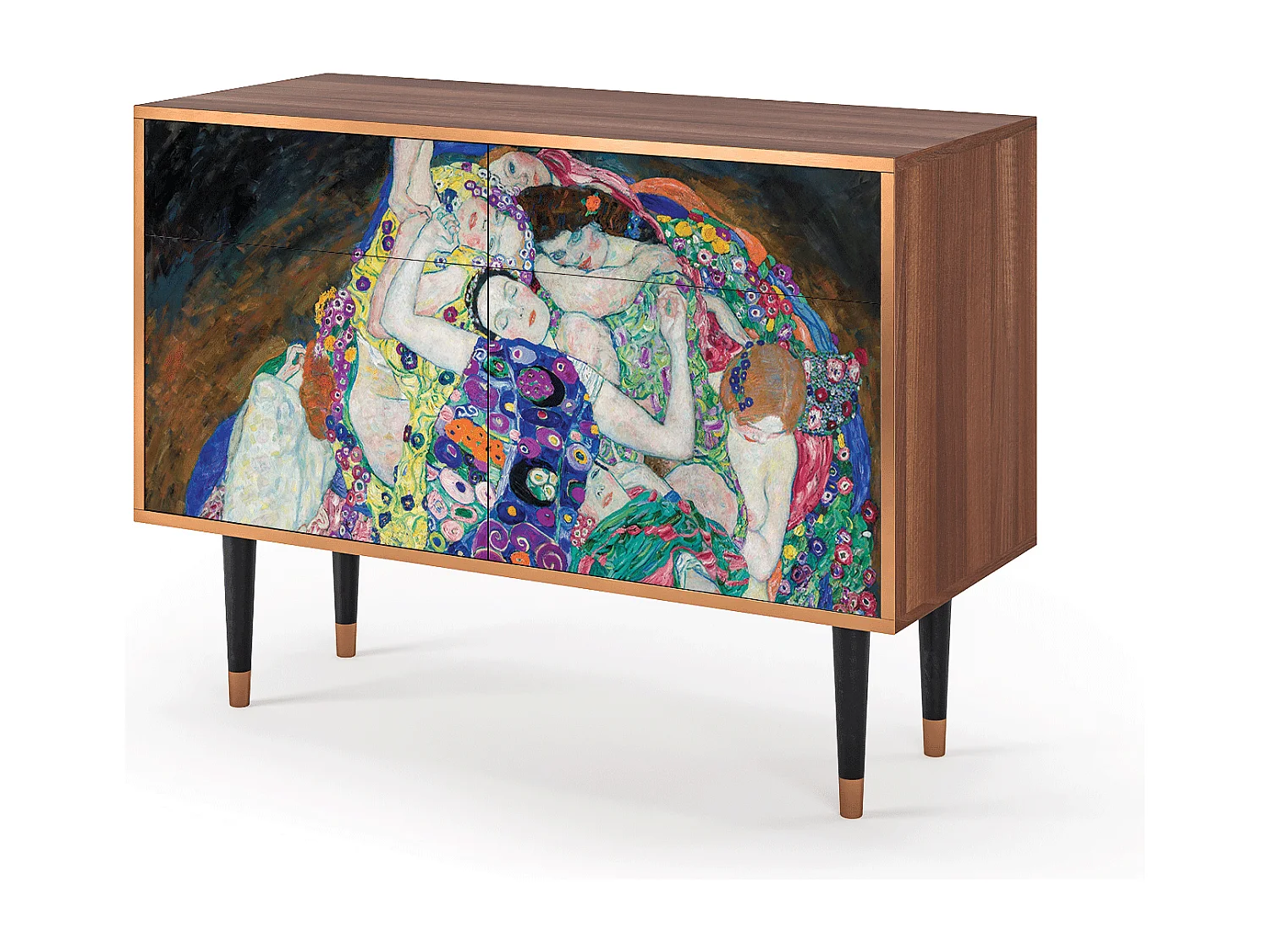 Credenza - 115x85x48 cm - BS4 - The Maiden by Klimt, Noce