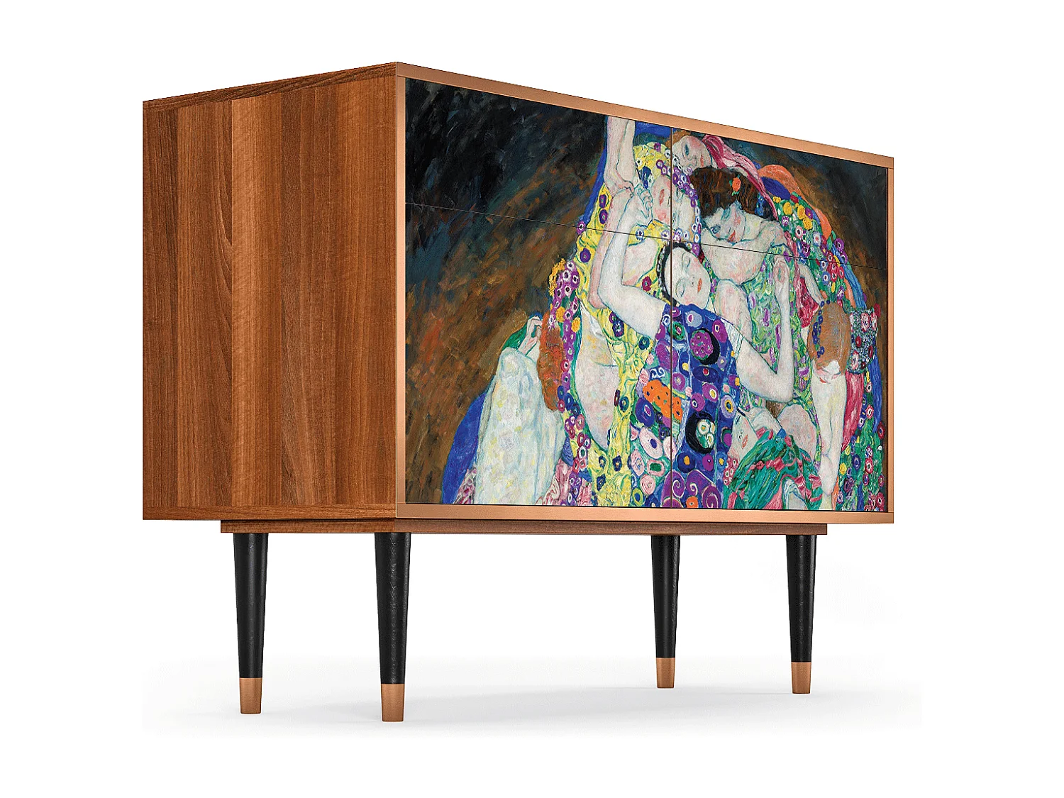 Credenza - 115x85x48 cm - BS4 - The Maiden by Klimt, Noce