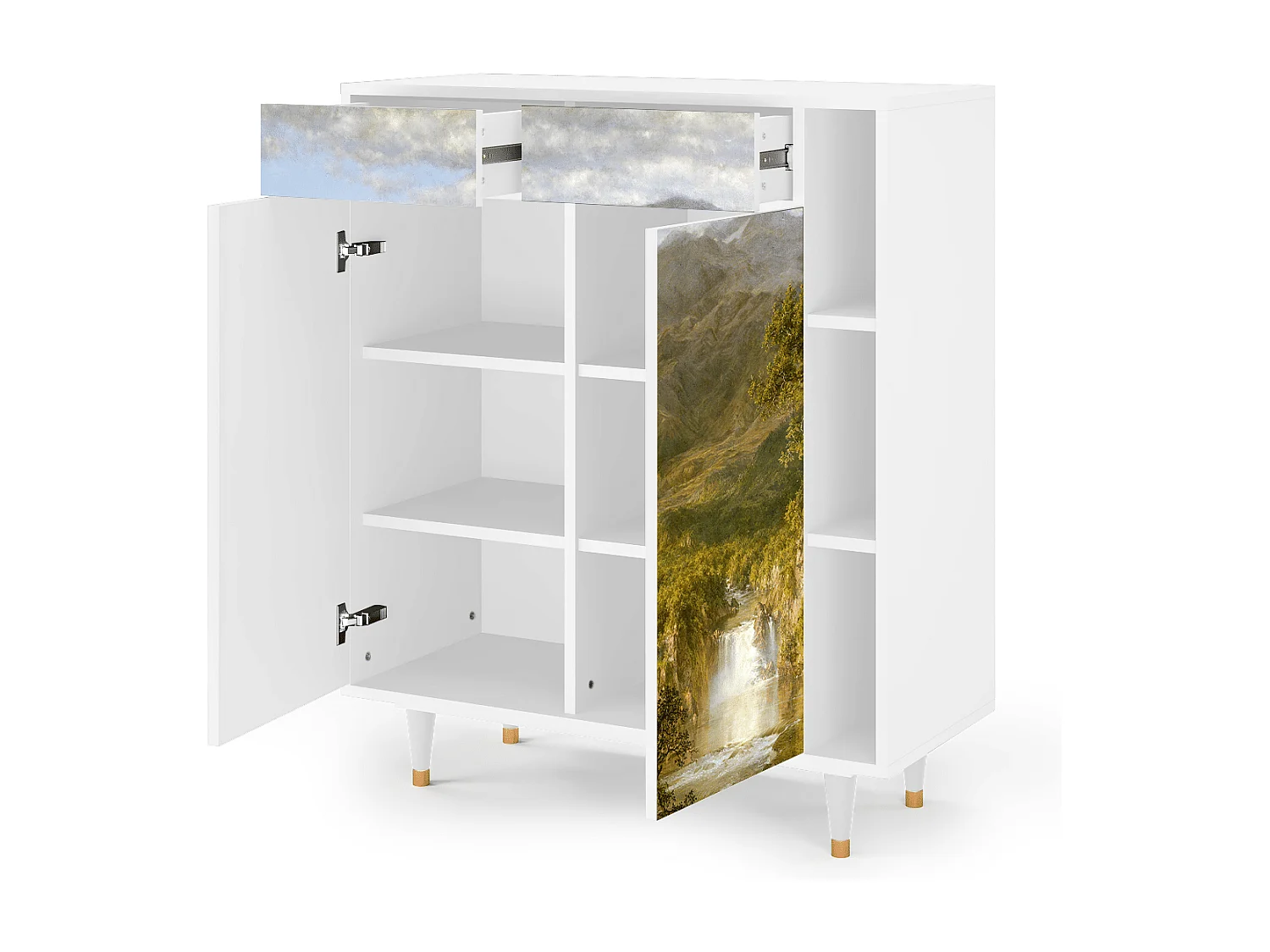 Buffet - 96х110х41 cm - BS6 - The Heart of the Andes , Blanc