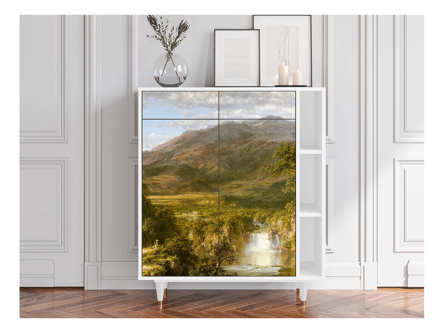Buffet - 96х110х41 cm - BS6 - The Heart of the Andes , Blanc