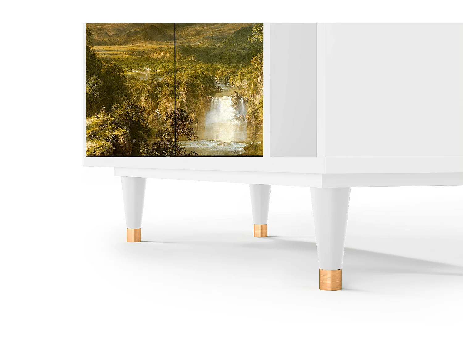 Sideboard - 96х110х41 cm - BS6 - The Heart of the Andes , Weiß