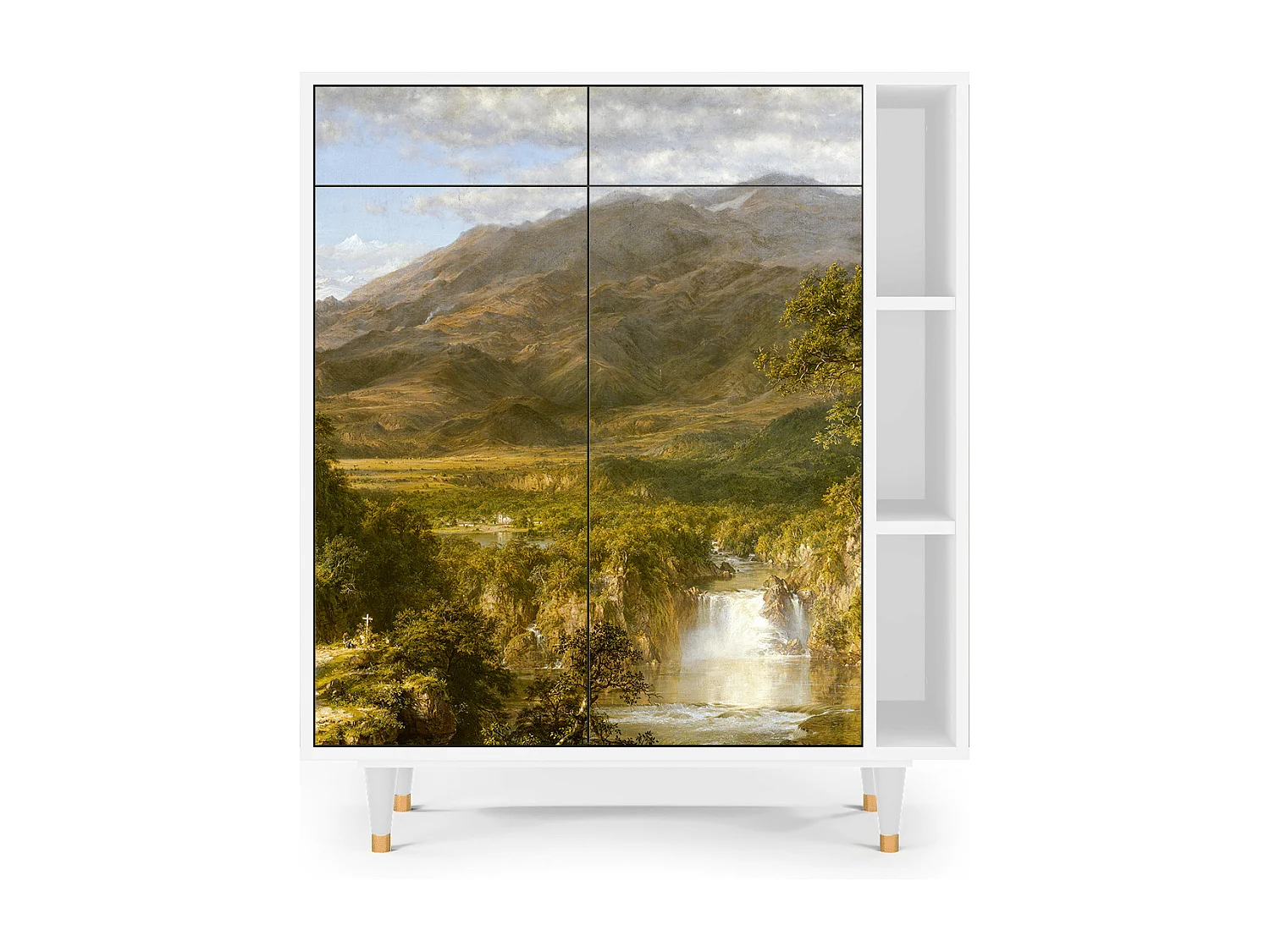 Buffet - 96х110х41 cm - BS6 - The Heart of the Andes , Blanc