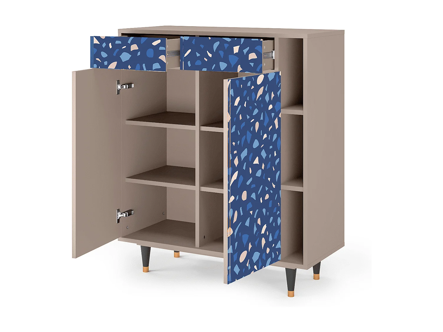 Dressoir - 96х110х41 cm - BS6 - Soap Whirpool, Latte