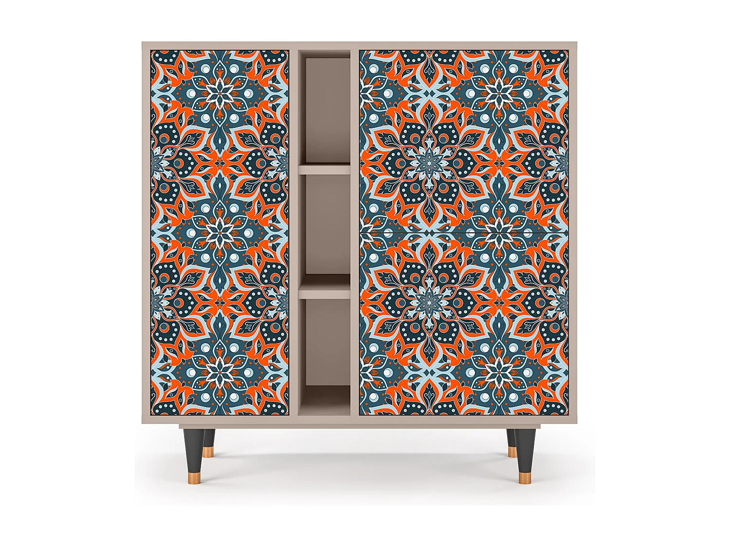 Kredens - 94х96х41 cm - BS5 - Fire Beetle, Latte