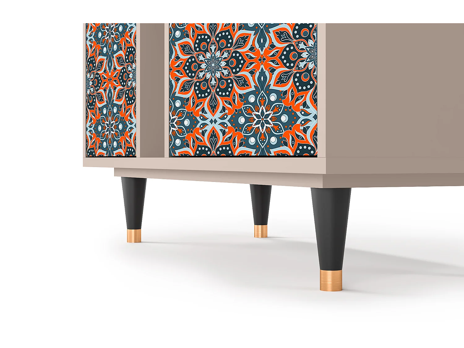 Kredens - 94х96х41 cm - BS5 - Fire Beetle, Latte