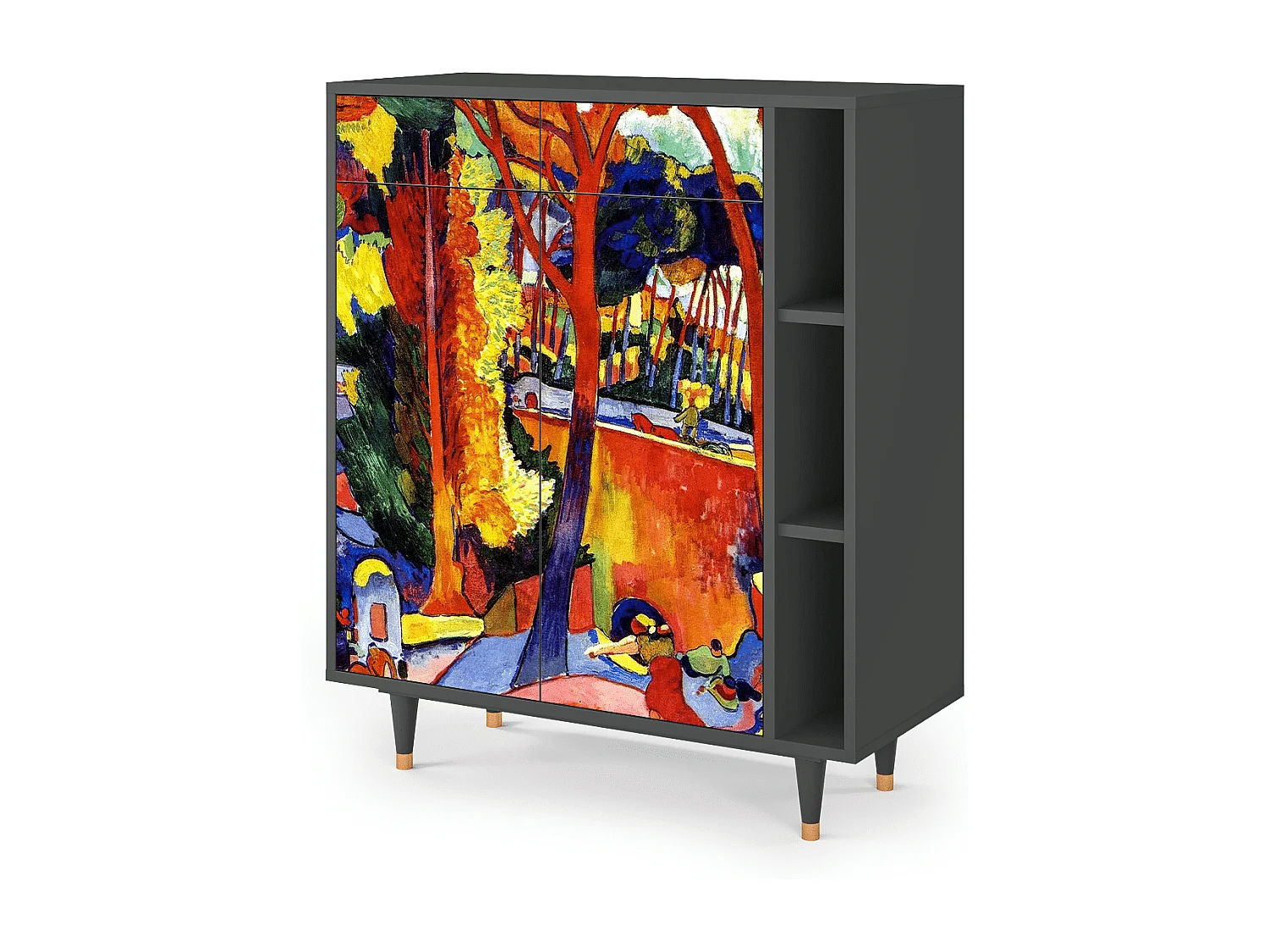 Sideboard - 96х110х41 cm - BS6 - The Turning Road, Anthrazit