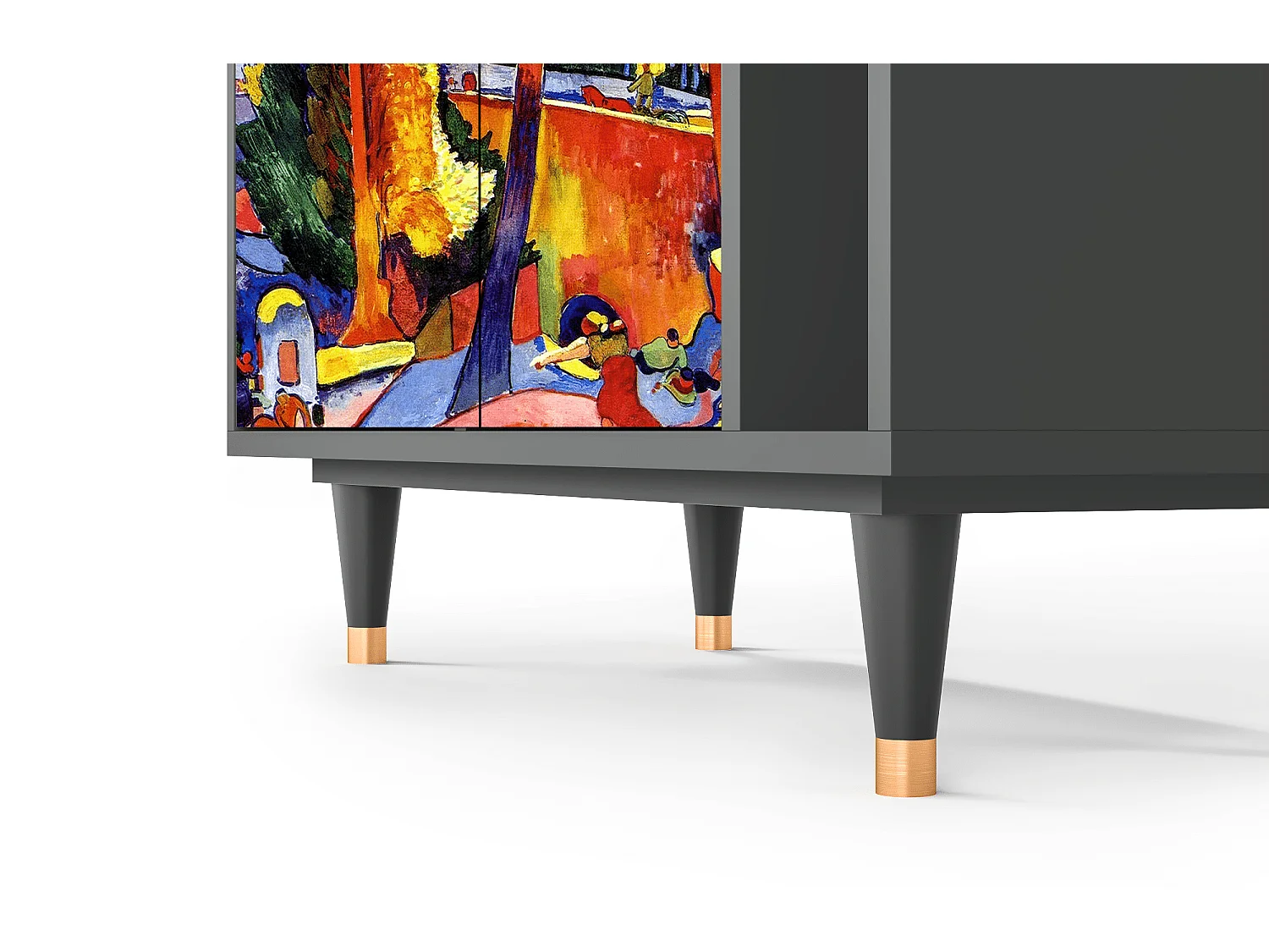 Kredens - 96х110х41 cm - BS6 - The Turning Road, Antracyt