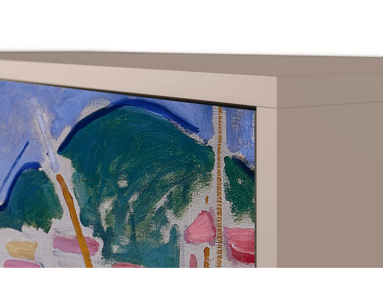 Buffet - 115х84х41 cm - S3 - The Port of Collioure , Latte