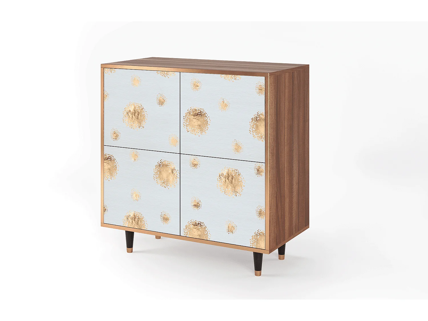 Buffet - 94x96x48 cm - BS3 - Sky Latte, Noyer