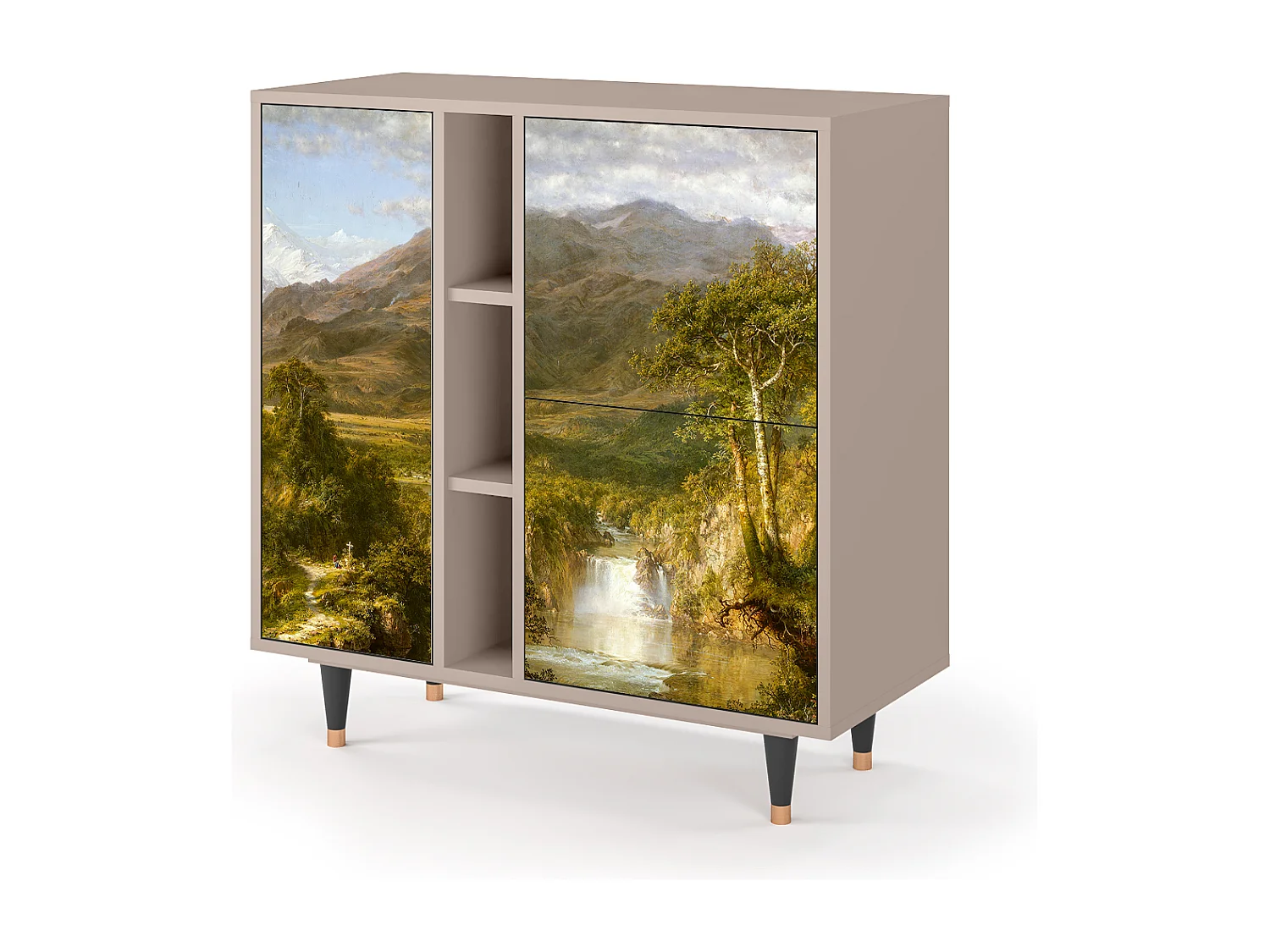 Sideboard - 94х96х41 cm - BS5 - The Heart of the Andes , Latte