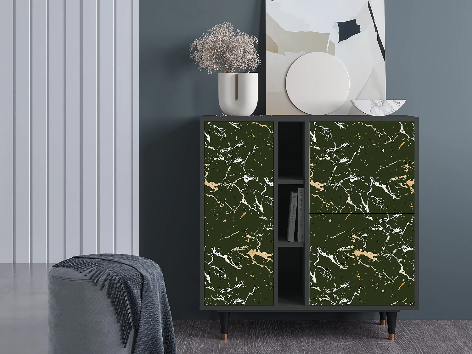 Buffet - 94х96х41 cm - BS5 - Amazon Forest, Anthracite