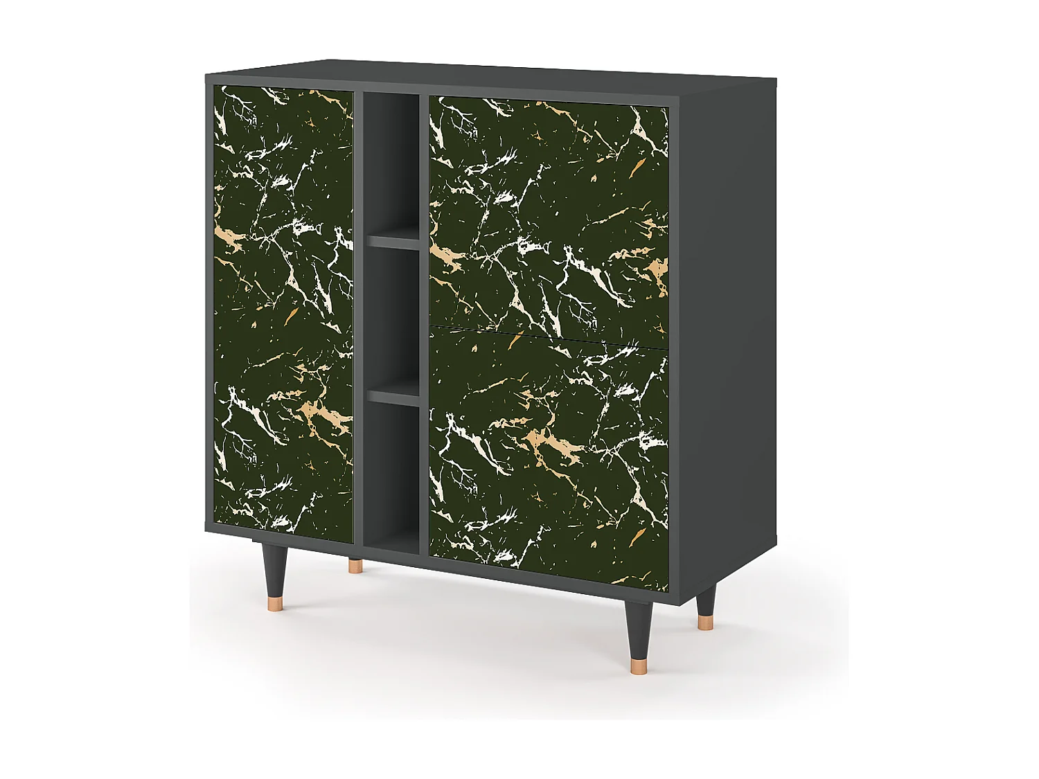 Buffet - 94х96х41 cm - BS5 - Amazon Forest, Anthracite