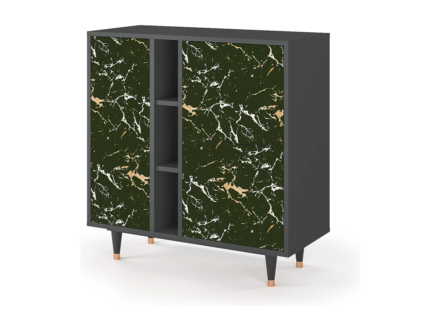 Buffet - 94х96х41 cm - BS5 - Amazon Forest, Anthracite