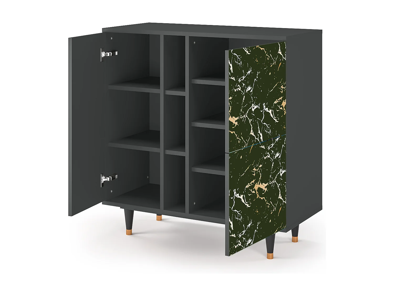 Buffet - 94х96х41 cm - BS5 - Amazon Forest, Anthracite