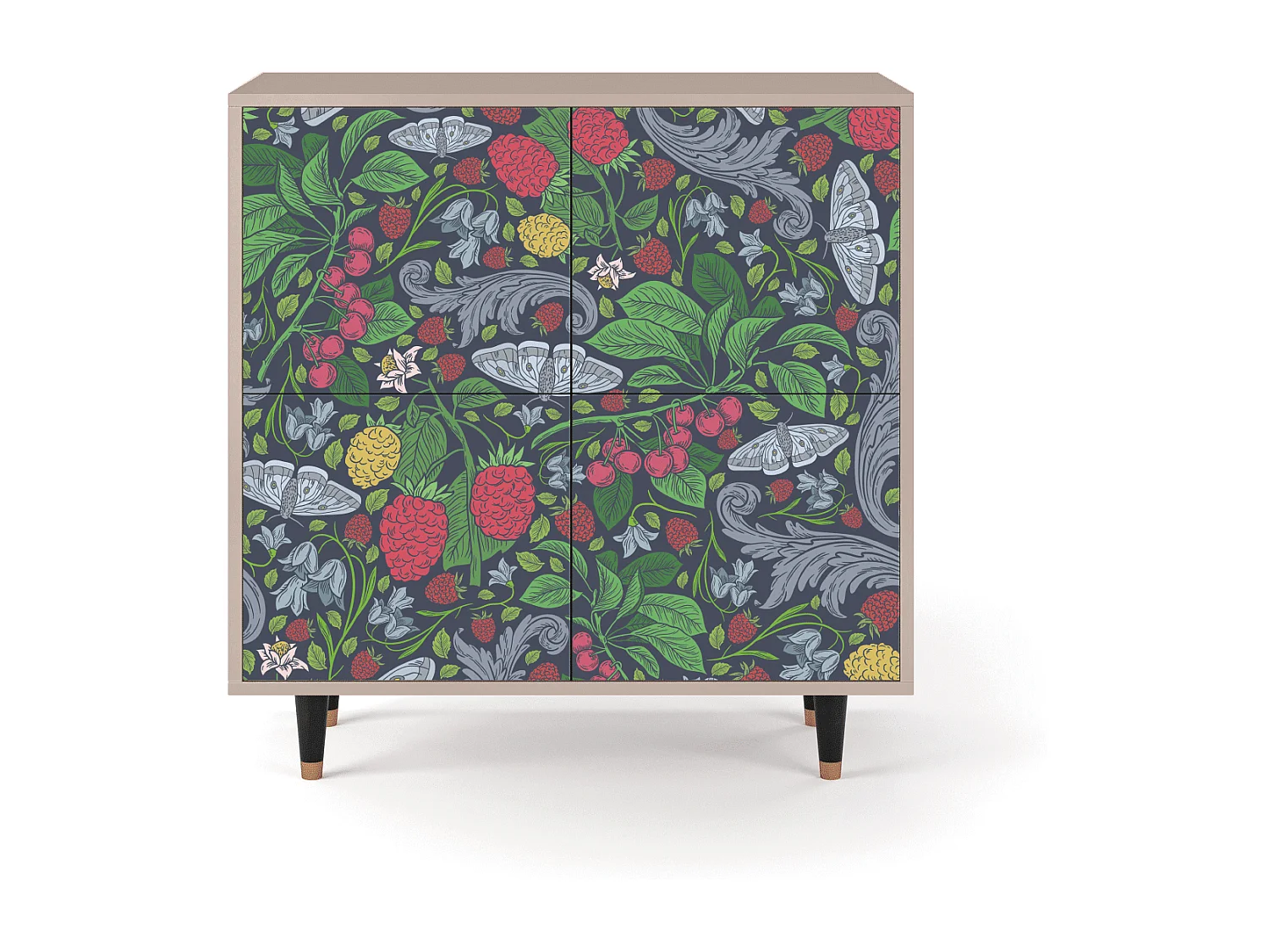 Credenza - 94x96x48 cm - BS3 - Summer Berries, Latte