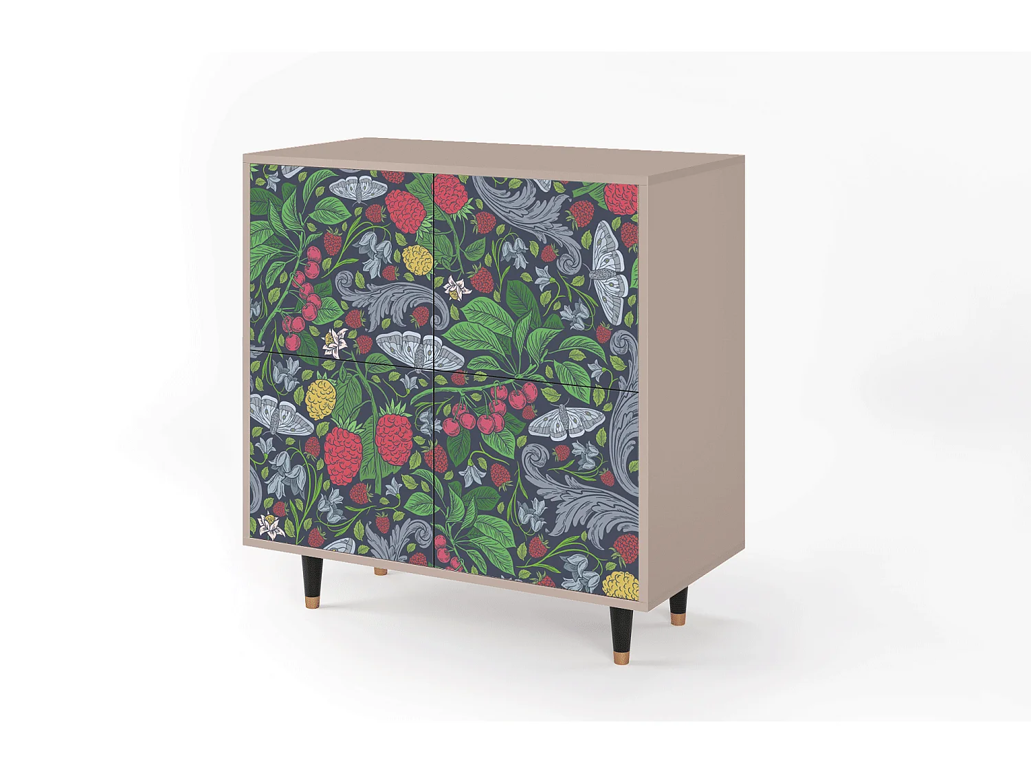 Credenza - 94x96x48 cm - BS3 - Summer Berries, Latte