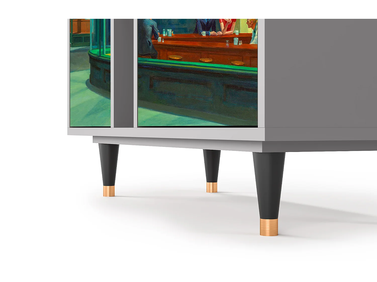 Credenza - 94х96х41 cm - BS5 - Nighthawks by Hopper, Grigio