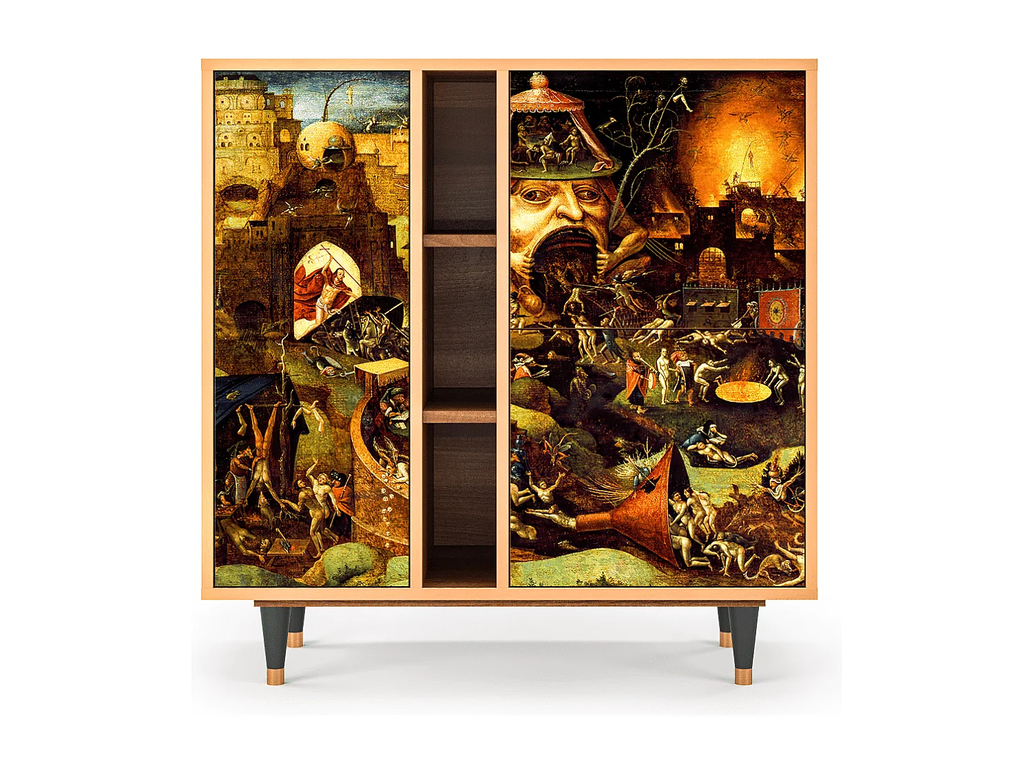 Dressoir - 94х96х41 cm - BS5 - Christ in Limbo, Walnoot