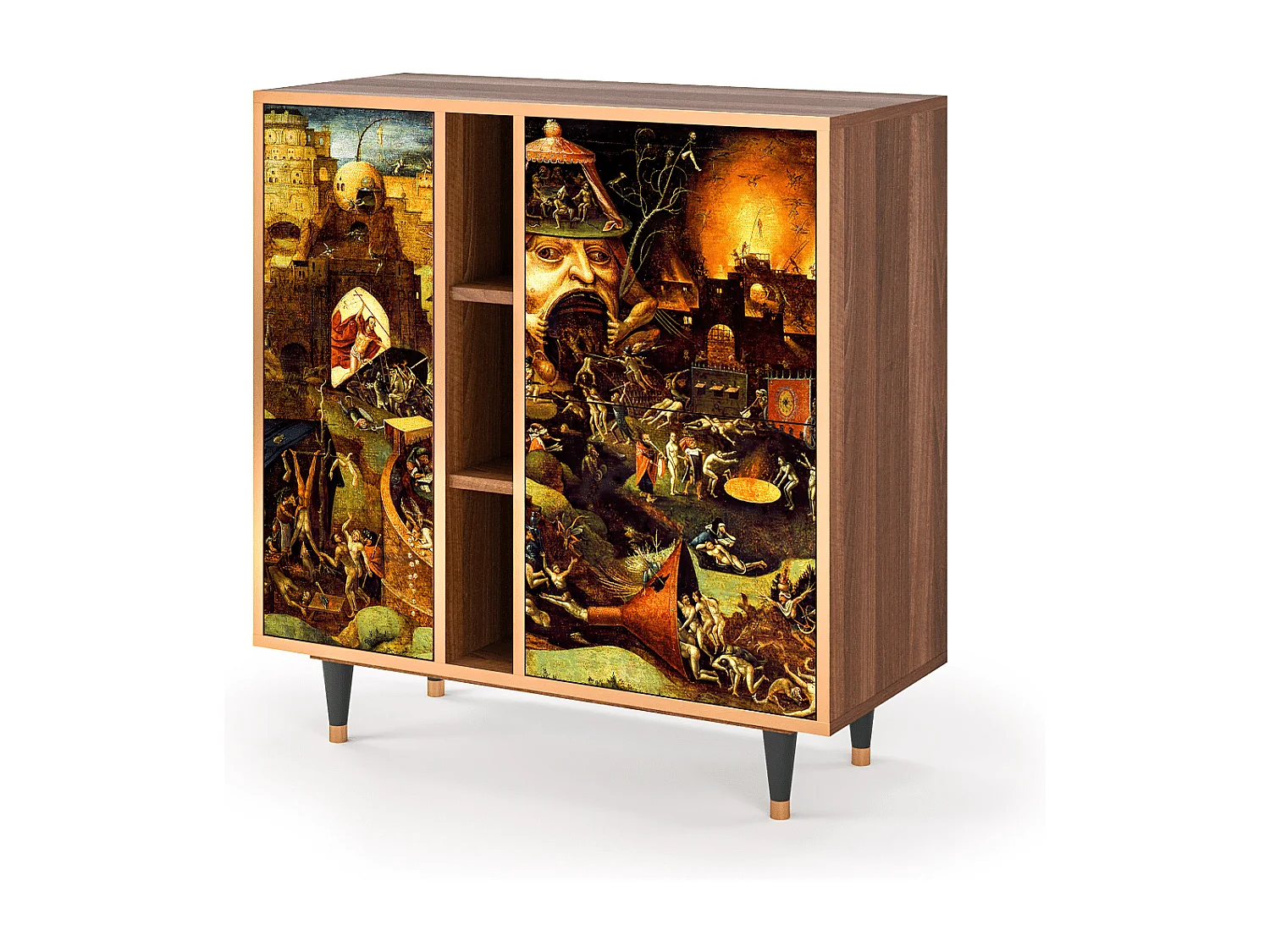 Buffet - 94х96х41 cm - BS5 - Christ in Limbo, Noyer
