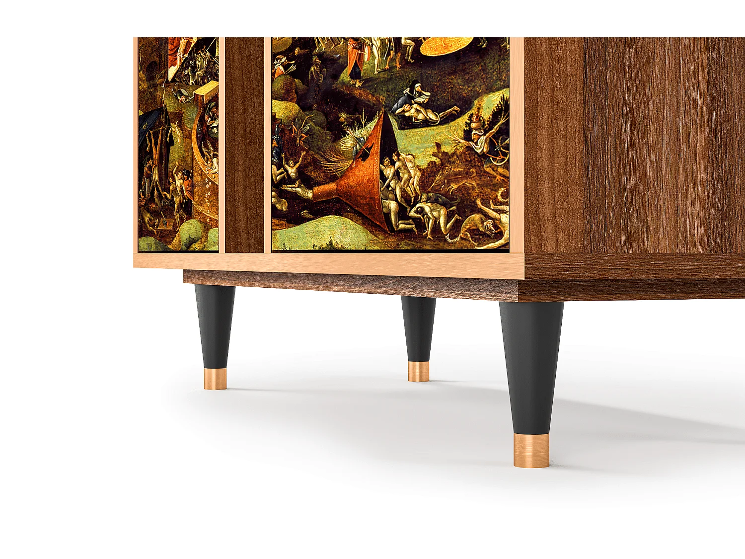 Buffet - 94х96х41 cm - BS5 - Christ in Limbo, Noyer