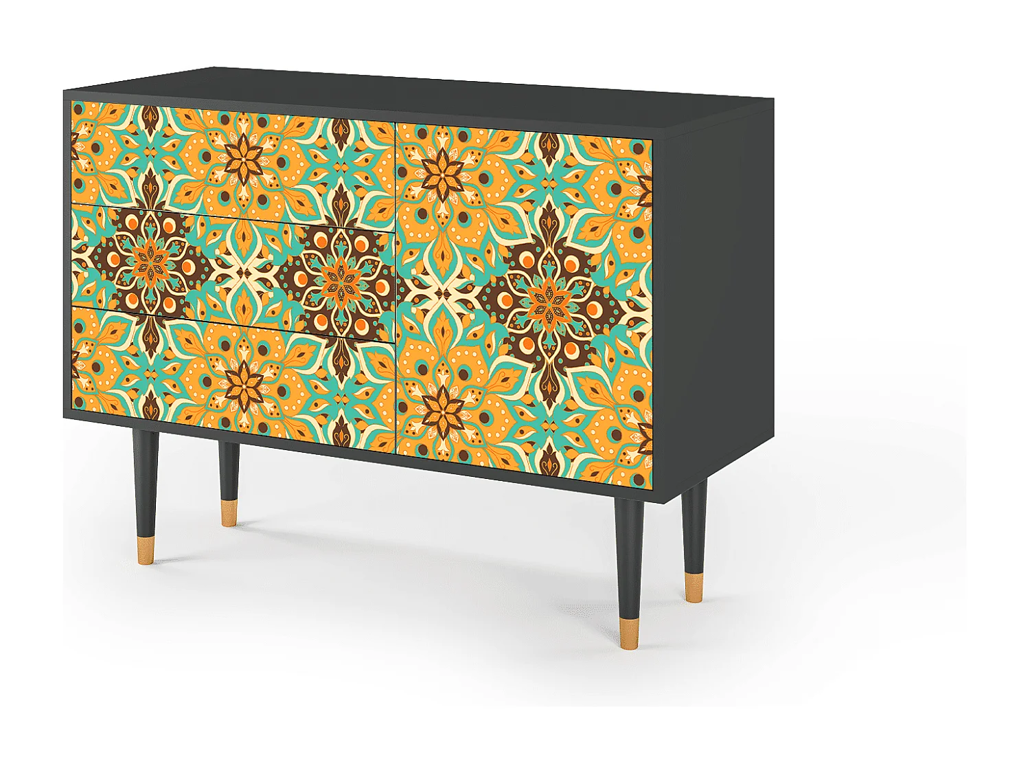 Buffet - 115х84х41 cm - S3 - Indian Spices, Anthracite