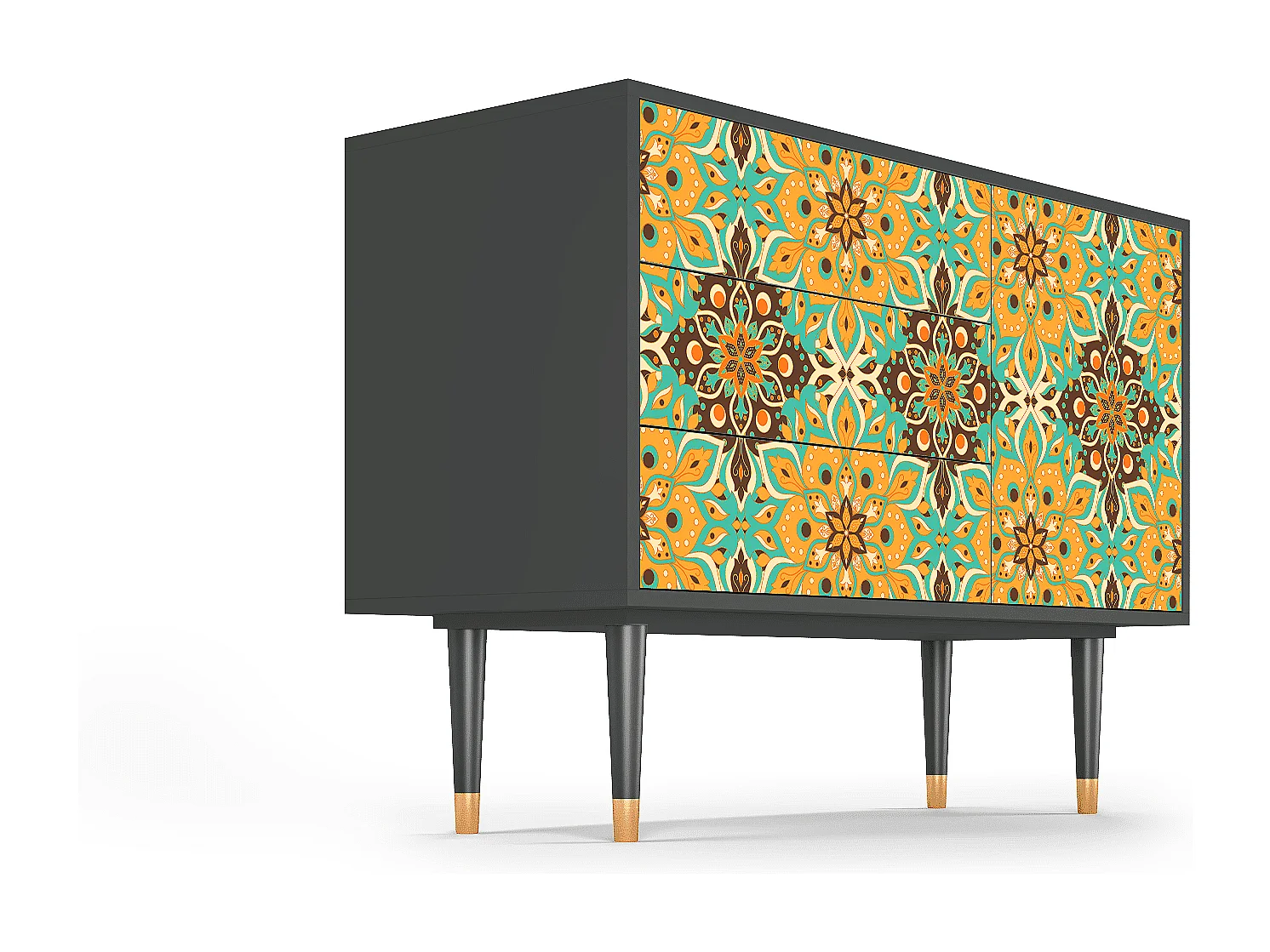 Buffet - 115х84х41 cm - S3 - Indian Spices, Anthracite