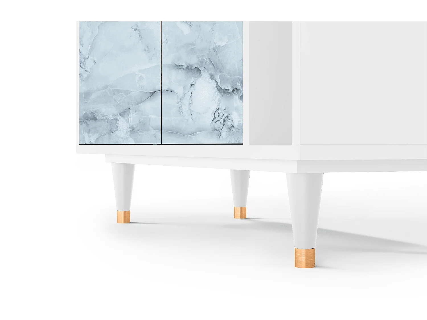 Dressoir - 96х110х41 cm - BS6 - Glacial Colour, Wit