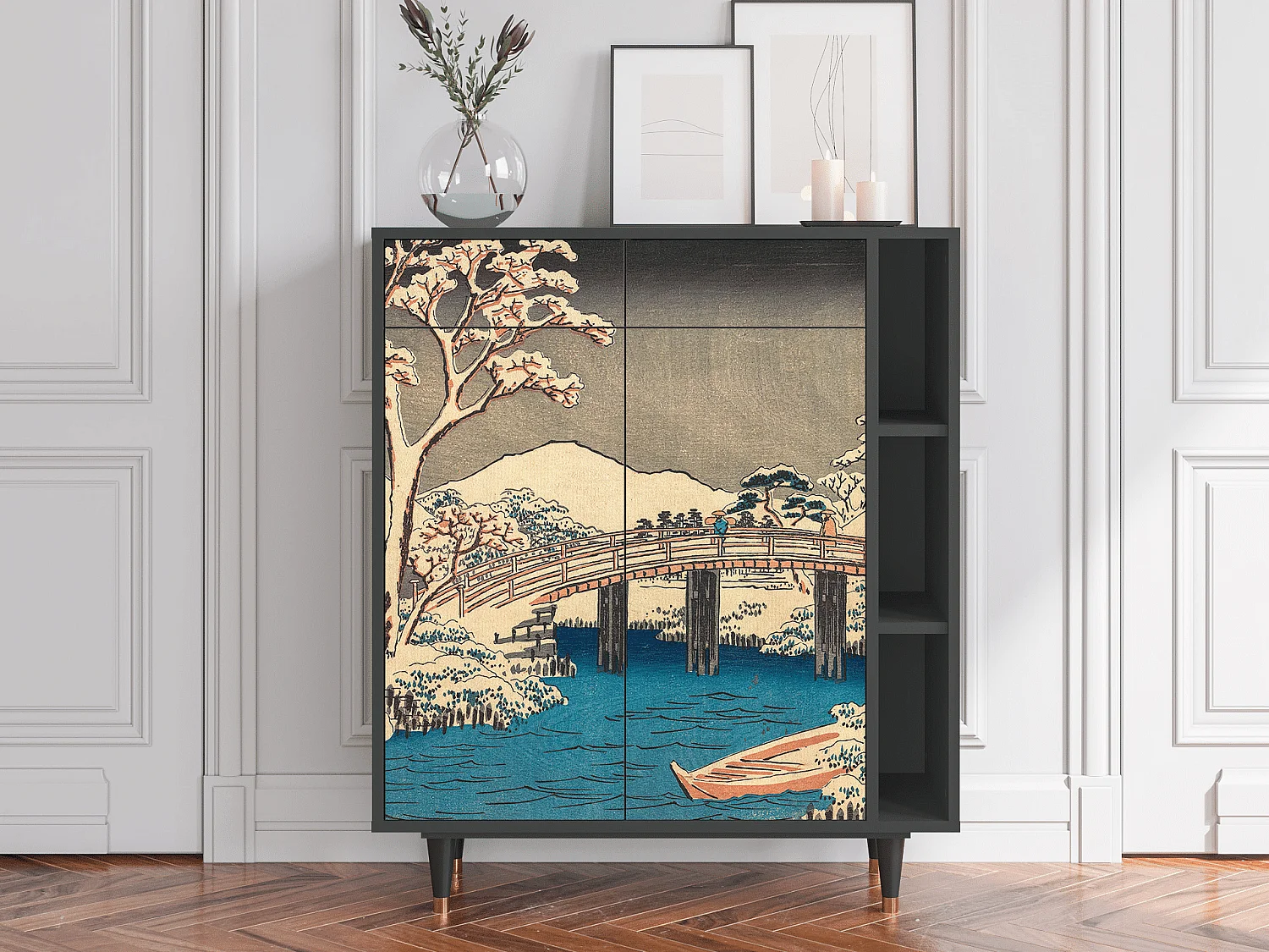 Buffet - 96х110х41 cm - BS6 - Katabira River, Anthracite