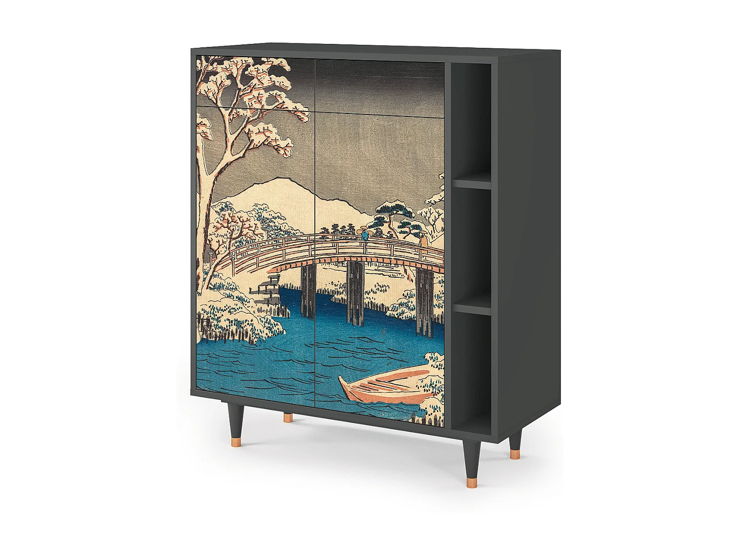 Buffet - 96х110х41 cm - BS6 - Katabira River, Anthracite