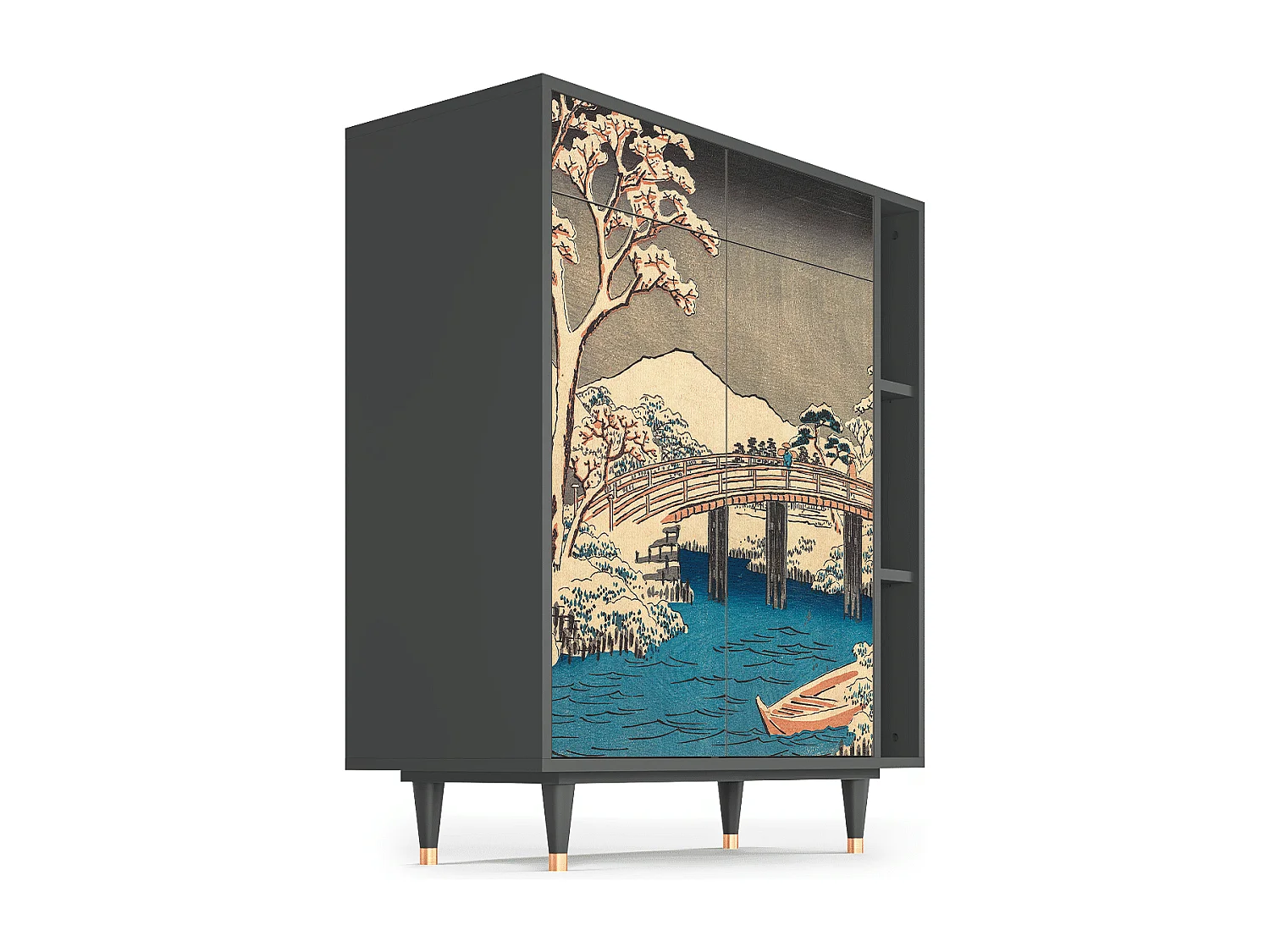 Credenza - 96х110х41 cm - BS6 - Katabira River, Antracite