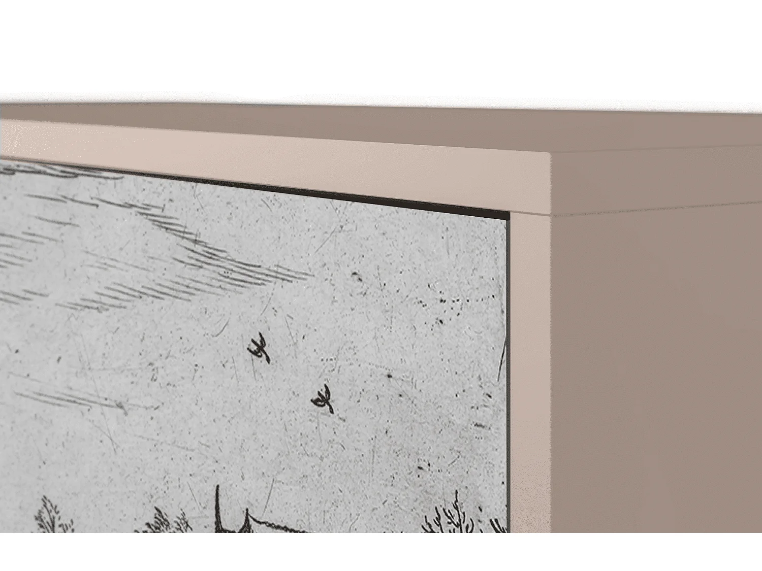 Buffet - 115х84х41 cm - S3 - Country Village, Latte